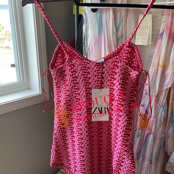 BLOGGERS FAV ZARA MULTICOLORED TEXTURED KNIT BODYSUIT - Picture 2 of 7